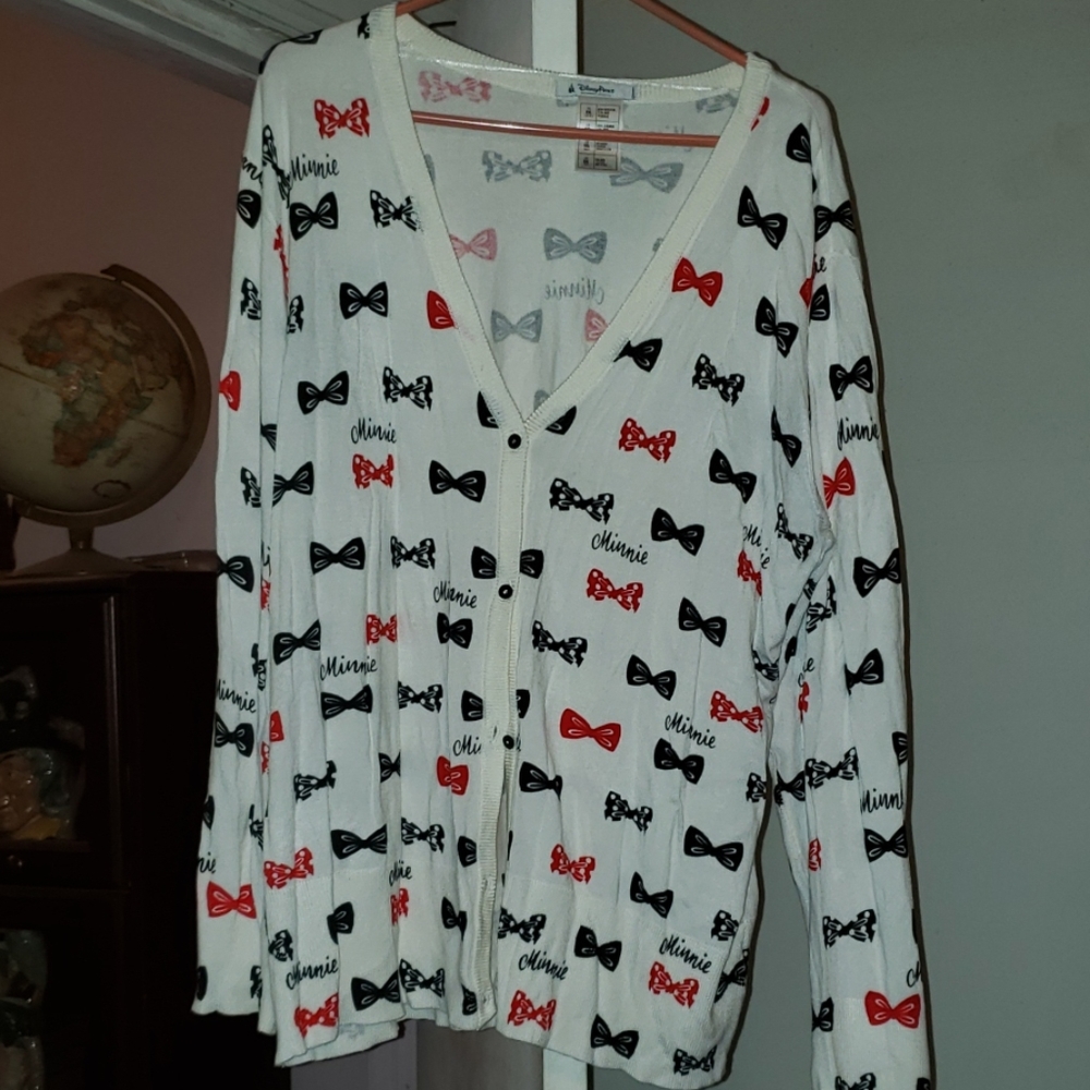 Disney Parks Minnie Mouse Cardigan Sweater